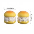 thumbnail image 2 of 2026 New Gooey Sticky Creative Bread Stress Balls , Creative Bread Shape Sensory Fidget Toys, Slow Rising Squeeze Ball for Anxiety Relief, Fun Stress Toys for Everyone (Chick), 2 of 4