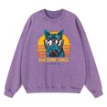thumbnail image 4 of Sudadera con capucha vintage desgastada y lavada, genial desde 1989, con diseño de gato genial, para hombre, otoño, informal, estilo hip hop, sudadera con capucha de algodón de gran tamaño, 4 of 5