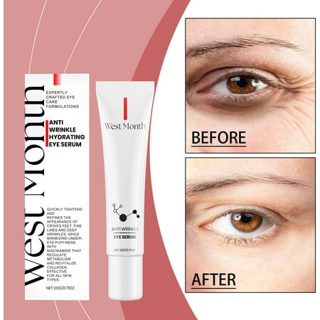 West Month Moisturizing And Firming Eye Cream, Moisturizing And Brightening Eye Repair And Reducing Dry Lines Eye Cream