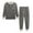#151-Dark Gray, variant on Cowsor Toddler & Kids Pajamas Set Cotton Seamless Snug fit Long Sleeve Loungewear Sleepwear 2pcs Pjs Set for Boys Girls