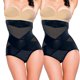 thumbnail image 1 of Kit 2 pz Fajas Moldeadoras Reductoras Passion Wear Velform Cross Compression Panti TV OFERTAS Color Negro, 1 of 10