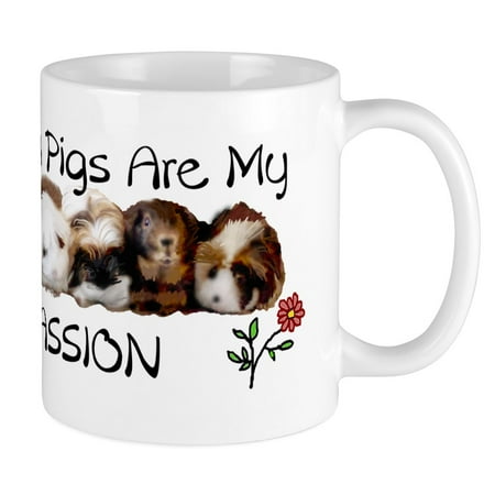 

CafePress - GUINEA PIG PASSION Mugs - Ceramic Coffee Tea Novelty Mug Cup 11 oz