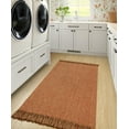 thumbnail image 3 of SUNDEREY 3'x5' Washable Bedroom Rugs,Area Rug,3x5ft Bohemian Kitchen Rug, Cotton Woven Entryway Rug, Modern Braided Door Mat,Stain Resistant Boho Rug Low-Pile Throw Rug for ‎Dining Room Office,Red, 3 of 7