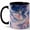 Black, variant on Ballerina Moon Sky 11oz Ceramic Mug, Celestial Floral Dance Art