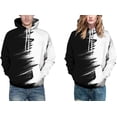 thumbnail image 5 of Chaos World Men's Novelty Hoodie Long Sleeves 3D Funny Graphic Print Sweatshirt Pullover, 5 of 9
