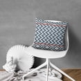 thumbnail image 5 of Decorative Blue Pillow Covers, 20x20inch, Linen Material - Set of 2 - Farmhouse Modern Boho Style Perfect for Outdoor and Living Room Sofa Decor, 5 of 7