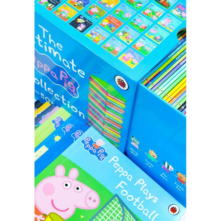 Peppa Pig Ultimate Collection 50 Books Set, Hardcover, Kids
