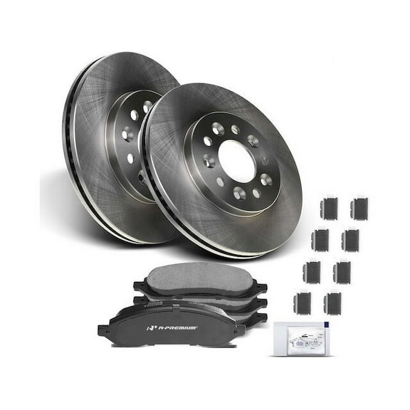 Front Brake Pad and Rotor Kit 6 - Compatible with 2004 - 2007 Ford Freestar 2005 2006