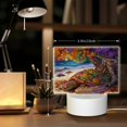 thumbnail image 6 of Haiem Colorful Maple Leaf Beach Turtle Pattern Acrylic Night Light Gift with 3 Color ModesTouch-Sensitive LED Lamp Perfect Gift for Mother's Day, Birthday, or Christmas, 6 of 9