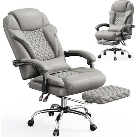 office chair with retractable footrest product