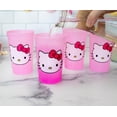 thumbnail image 4 of Vasos de plástico Silver Buffalo Hello Kitty Face, 450 ml, paquete de 4, 4 of 9