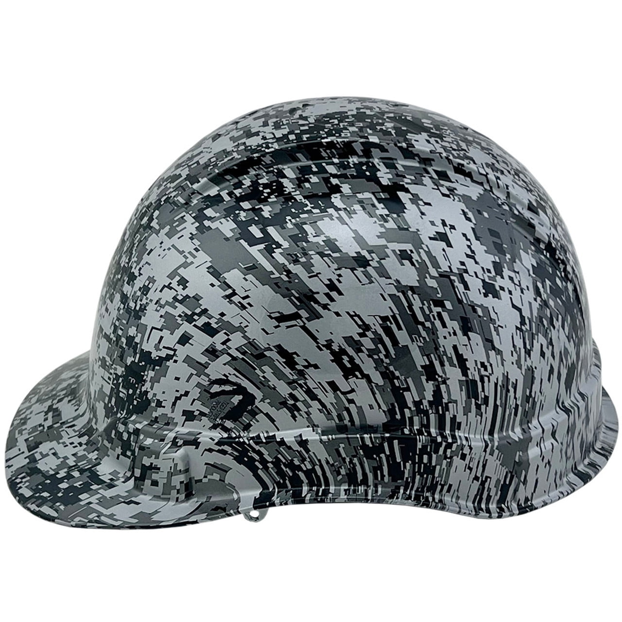 Digital Camo Hydro Dipped Hard Hats Cap Style with 4 Pt Ratchet Suspension