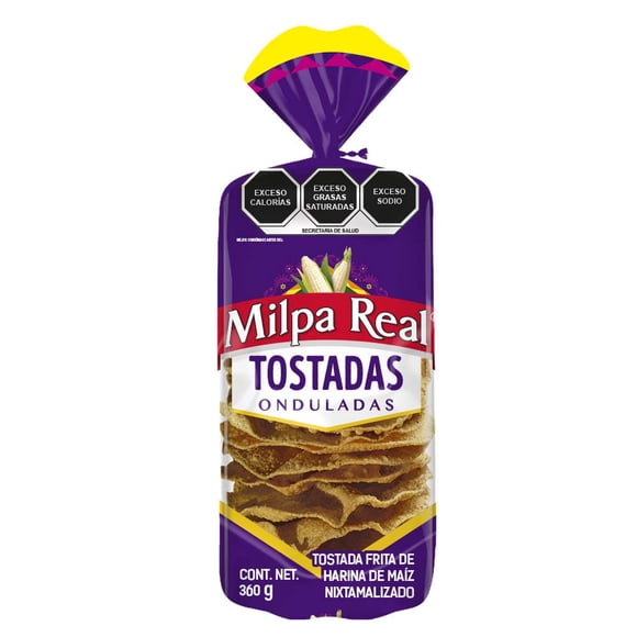 Tostadas Milpa Real Onduladas 360 g