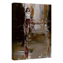 Epic Graffiti  "Down Town" by Oscar Alvarez Pardo, Giclee Canvas Wall Art 18"x26"