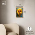 thumbnail image 5 of Impressionist Sunflower Canvas Sunflower Art Prints by Art Remedy, Gold Frame, 10" x 15", 5 of 7