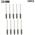 thumbnail image 1 of 10 Pcs 4-12mm conical Rubber Polishing Point Bit 3mm Shank Rotary Tools, 1 of 6