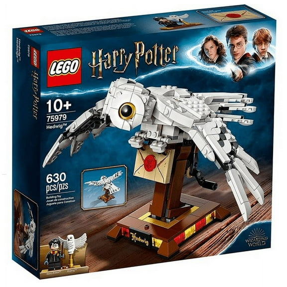 LEGO Harry Potter Hedwig Interlocking Block Building Set, 630 Count