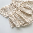 thumbnail image 6 of LYMAYTER 3M-24M ‌‌Baby Girls Toddler Smocked Western Romper Short Sleeve Bubble Dress Summer Outfit‌, 6 of 8