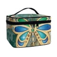 thumbnail image 2 of HELLHERO Space-Efficient Makeup Case Organizer Women & Men Gemstone Butterfly PouchGemstone Butterfly Pouch Hand-Held Travel Cosmetic Organizer Travel, 2 of 6