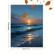 thumbnail image 3 of Qisvanset 12x16 Inch Sunrise Meadow Landscape Oil Painting Canvas Print Wall Art, 3 of 5