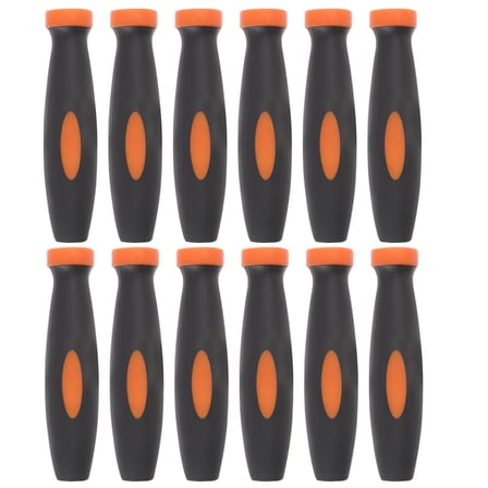 12 Pcs Two-tone Handle File Rasp Electric Black