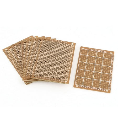Amplifier Circuit Board - Unique Bargains 10pcs Single-sided PCB Printed Circuit Board Prototype Breadboard 7cm x 5cm
