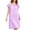 Khaki, variant on Lightweight Nightgowns for Women Zaewscy Lady's Home-style Short-sleeved Lace Nightgown Purple Free Size