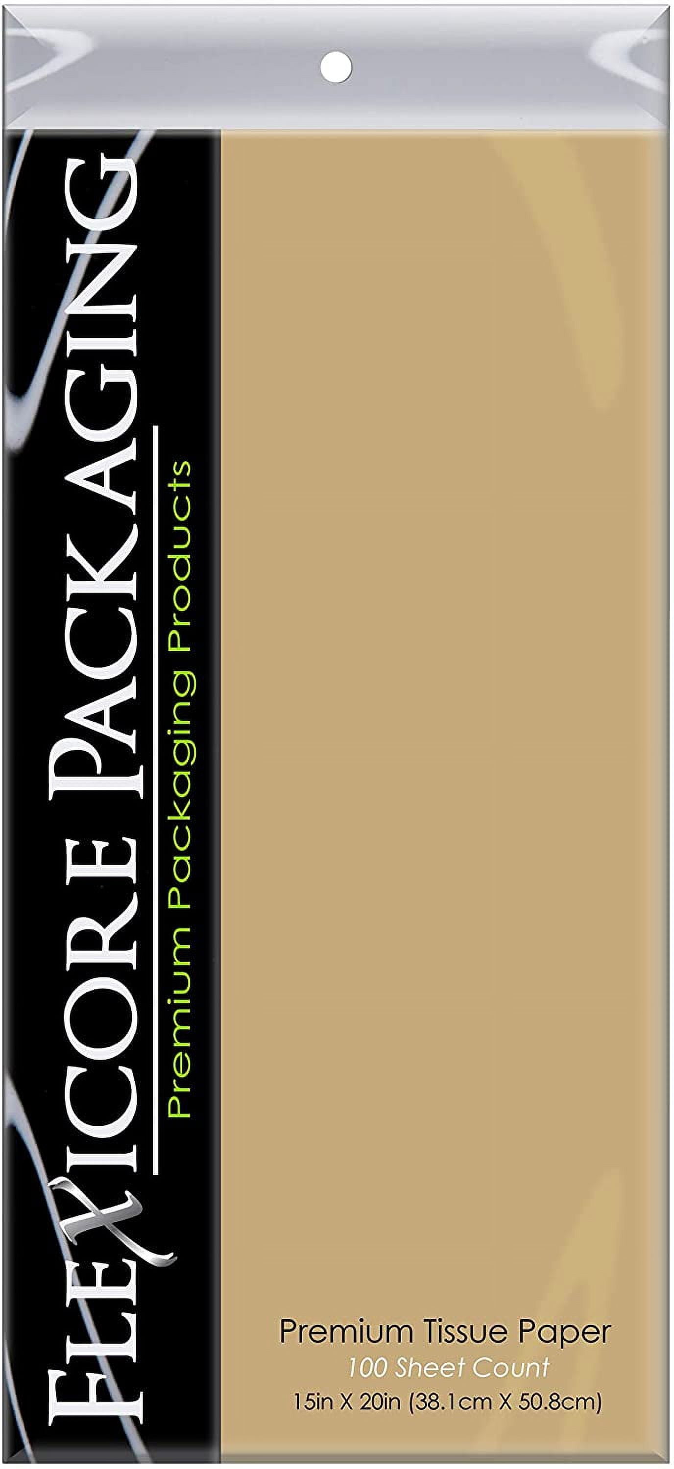 Flexicore Packaging Desert Tan Gift Wrap Tissue, (10 Rolls)