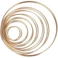 thumbnail image 1 of 14Pcs Gold Metal Dream Catcher Rings, 2/3/ 4/5/ 6 Inch Metal Rings Hoops Metal Macrame Rings Metal Floral Hoop, 1 of 4