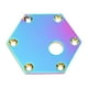 thumbnail image 4 of Cubierta Del Botón De La Bocina Del Volante De 70mm, Tapa De La Placa Del Botón De La Bocina Hexagonal De Modificación Del Coche Para Botones De Volante De Carreras De 6 Agujeros, 4 of 5