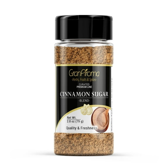 GranAroma Cinnamon & Sugar, Sweet and Aromatic, Flavorful Blend, Baking and Cooking 2.8 Ounce