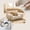 Beige#343, variant on All-Season Washable Pet Sofa Bed with Removable Cover – 4-Piece Bolster Cushion Set, Non-Slip Base, Soft Filling for Small Dogs and Cats, 50x40cm