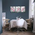 thumbnail image 6 of Bathroom Wall Art Pink Dandelion Wall Art - Black and White Flower Rustic Simple Life Style Minimalist Canvas Print for Bathroom Bedroom Kitchen Home Wall Decor, 6 of 6