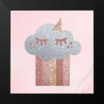 thumbnail image 2 of Hogan, Melody 12x12 Black Modern Framed Museum Art Print Titled - Rose Glitter 1, 2 of 5