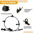 thumbnail image 4 of Unique Bargains ABS Wheel Speed Sensor No.23402411 Rear Left Right ABS Sensor Set Anti-lock Braking System Sensor for Buick Lacrosse 2017-2018, 4 of 7