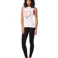 thumbnail image 2 of Aeropostale Womens Icon Open Back Tank Top, White, Juniors, Medium, 2 of 3