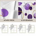 thumbnail image 5 of Purple Polka Dots Swag Valances for Windows 2 Pack, Kitchen Window Curtains 36 Inch Length, Modern Abstract Art Privacy Swag Curtains for Living Room/Bathroom with Rod Pocket 36"x36", 5 of 8