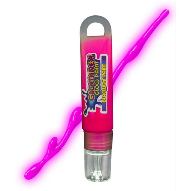 Glominex Blacklight UV Reactive Paint 1 oz. Pink