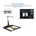 thumbnail image 3 of Document Scanner 10MP HD Foldable Portable  Document Camera for Bills ID Cards Books Magazines book scanner high speed scanner, 3 of 6