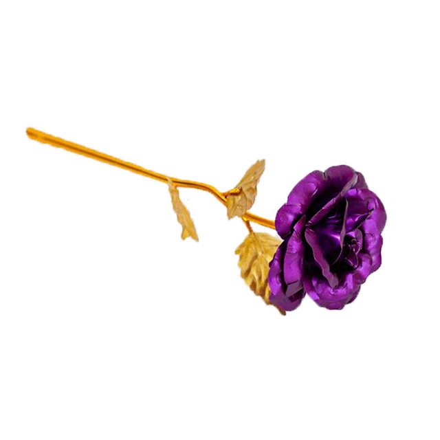 24K Forever Gold Rose Flower for Lover Mother Friends, Christmas Thanksgiving Wedding Anniversary Mother's Day Valentine's Day Gao Jinjia LED