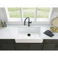 thumbnail image 3 of Kohler 6546-7 33 in. Undermount Single Bowl Farmhouse Kitchen Sink - Black, 3 of 7