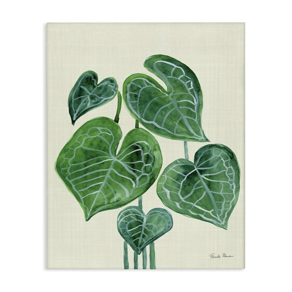 Stupell Industries Tropical Leaf Bundle Botanical & Floral Painting Gallery Wrapped Canvas Art Print Wall Art, 16 x 20