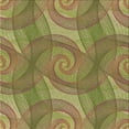 thumbnail image 1 of Ahgly Company Machine Washable Indoor Square Transitional Oak Brown Area Rugs, 8' Square, 1 of 7