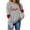Gray, variant on TKYCMSUAKI Valentine's Day Oversized Sweatshirts for Women Plaid Love Heart Print Shirts Long Sleeve Round Neck Sweatshirt Loose fit Tunic Tops