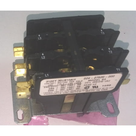 

GE 3100Y30U915AH 30A 208-240vcoil 3P 600V definite purpose relay contactor