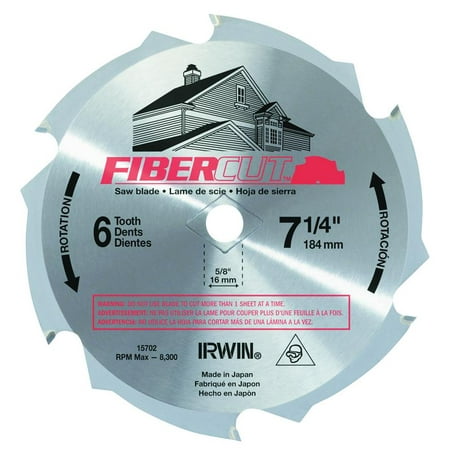 

Irwin 15702 7-1/4 Inch 6 Tooth Blade Each
