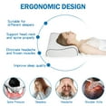 Orthopedic Memory Foam Pillow, Neck Support for Sleepers, Breathable