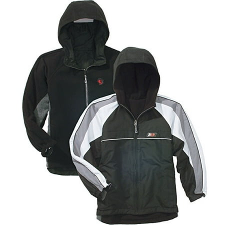 Boys' Reversible Hooded Jacket