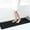 Black, variant on Soft and Absorbent Memory Foam Bath Mats 17" x 47",Black
