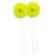 thumbnail image 3 of 2 cordones para patines con cascabeles, 25 cm, ligeros, para patinar. amarillo, 3 of 9